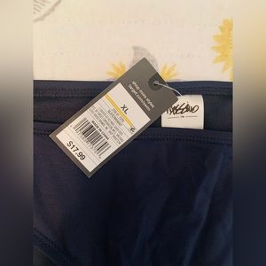 Dark gray swimsuit bottoms